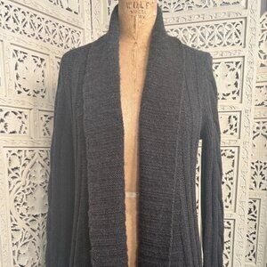 Cashmere Charcoal Gray Cardigan